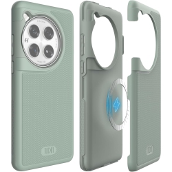 TUDIA Mergegrip Oneplus 12 Case Magsafe Compatible - Lily In Green