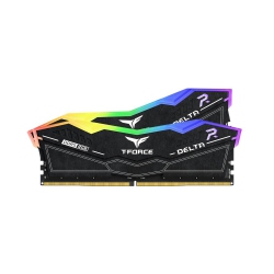 TEAMGROUP T-Force Delta RGB 32GB (2X16GB) Ddr5 6000Mhz Cl30 1.35V Udimm - Desktop Memory - Intel Xmp/ Amd Expo (Ff3D532G6000Hc30Dc01) In Black