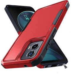 XCRS Moto G Stylus 5G 2024 Hard Case Hard Case, Dual Layered Comm, Heavy Duty, Tuff Cover