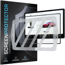 INSKIN Screen Protector for Tesla Model X (2021-2024) / Model S (2021-2024), 17 Inch-Dashboard Touchscreen Glass, Uhd Clear, Auto-Align