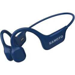 SANOTO Bone Conduction Headphones Bluetooth Open Ear Headphones Ipx7 Waterproof Sweatproof Sport Headphones Wireless Earphones for Running Bicycle