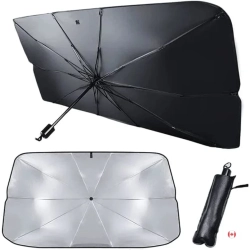 GENER Universal Retractable Car Sunshade - Uv Protection, Keeps Car Cool, Easy Installation