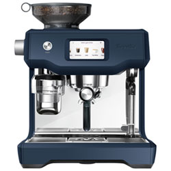 Machine À Espresso Automatique Oracle Touch Avec Moussoir À Lait Et Moulin À Café De Breville - Bleu Damas