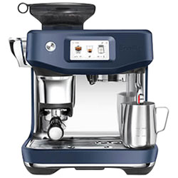 Breville Barista Touch Impress Espresso Machine w/ Frother & Coffee Grinder - Damson Blue