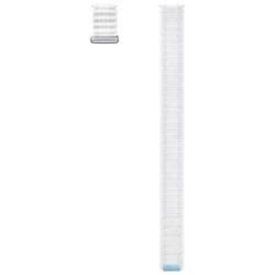 Bracelet En Tissu Ajustable De Samsung Pour Montre Galaxy Watch - Moyen/grand - Blanc Bleu