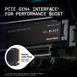 WESTERN DIGITAL Wd_Black 2Tb Sn770 Nvme Internal Gaming SSD Solid State Drive - Gen4 PCie, M.2 2280, Up to 5, 150 Mb/s - Wds200T3X0E