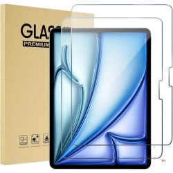 KEEGUARD 2 Pack Tempered Glass Screen Protector for Ipad Air 7 11-Inch M3 2025 Air 6 Th Generation 11 Inch M2 (2024) A2902/a2903/a2904 - Clear Film