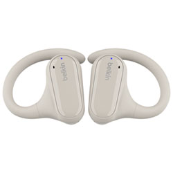 Belkin SoundForm ClearFit Open-Ear True Wireless Earbuds - Sand