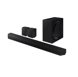 SAMSUNG Hw-Q990D/zc 11.1.4 Channel Sound Bar With Wireless Subwoofer & Up-Firing Rear Speakers - Graphite 10/10 In Black