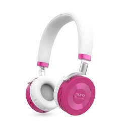 PURO SOUND LABS Juniorjam Plus Volume Limiting Headphones for Kids, Safer Audio to Protect Hearing - for Tablets, Smartphones, PCs- 22-Hour Battery