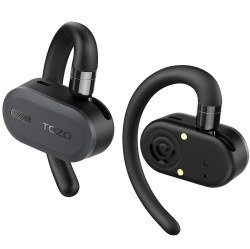 TOZO Openbuds True Open Ear Wireless Earbuds \w Multi-Angle Adjustment Bluetooth 5.3 Headphones \w Dual-Axis Design for Long-Lasting Comfort