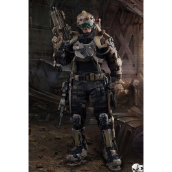 IMAGINATION HOBBY Exo-Skeleton Armor Suit Test-01 1:6 Scale Action Figure Soldier Story Ss122