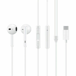 HUAWEI USB C Headphones for Iphone 15 Pro Max 15 Plus USB C Earphones \w Microphone In-Ear Headphones Wired Earbuds USB Type C Earphones (Works \w