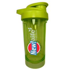 NEW LIFE Portable Shaker Bottle 400Ml In Green