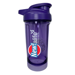 NEW LIFE Portable Shaker Bottle 400Ml In Purple