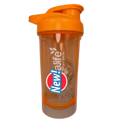 NEW LIFE Portable Shaker Bottle 400Ml In Orange