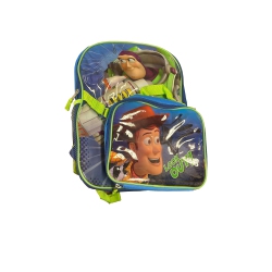 TOY STORY Kids 15" Backpacking Backpack With Detachable Insulated Lunch Bag Set