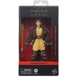STAR WARS The Series Acolytes 6 Inch Action Figure (2024 Wave 3A) - Jedi Knight Yord Fandar #04 In Black