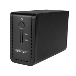 STARTECH Refurbished (Good) 3.5" External Dual Hard Drive Enclosure Raid S352Bu313R