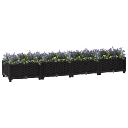 VIDAXL Raised Bed 63"x15.7"x9.1" Polypropylene