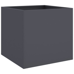 VIDAXL Planter Anthracite 49X47X46 Cm Steel