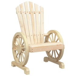 VIDAXL Garden Adirondack Chair Solid Wood Fir