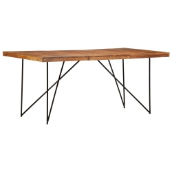 VIDAXL Dining Table 70.9"x35.4"x29.9" Solid Acacia Wood