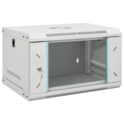 VIDAXL 6U Wall Mounted Network Cabinet 19" Ip20 53X40X30 Cm
