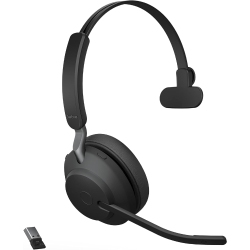 JABRA Evolve2 65 USB-A Uc Mono - Wireless Headset/music Headphones In Black