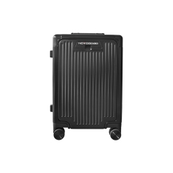 NOVONERGY Novogogo Aluminum Carry On Luggage | Expandable Hardside Luggage | Suitcase \w Wheels, 22-Inch Spinner \w Four Spinner Wheels
