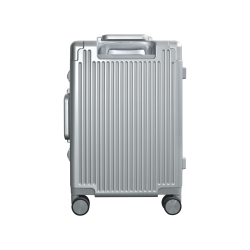 NOVONERGY Novogogo Aluminum Carry On Luggage | Expandable Hardside Luggage | Suitcase \w Wheels, 22-Inch Spinner \w Four Spinner Wheels