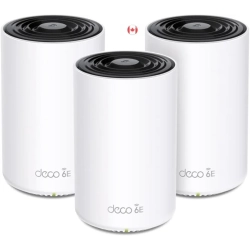 TP-LINK Deco Axe5400 Tri-Band Wifi 6E Mesh System (Deco Xe75) - 3-Pack, Covers Up to 7, 200 Sq.ft, Replaces Wifi Router And Extender, Ai-Driven Mesh