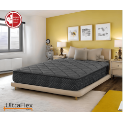 ULTRAFLEX MATTRESS Ultraflex Sleepscape Luxe Hybrid: Orthopedic Support, Eco-Friendly High-Performance Mattress \w Posture Support And Hypoallergenic