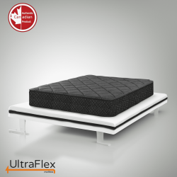 ULTRAFLEX MATTRESS Ultraflex Diamonddream, 11" Firm Hybrid Mattress, Certipur-Us® Certified Foam Encasement, Pressure Relieving And Cooler Sleep