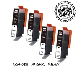 BESTONER 4 Compatible Replacement for HP 564 Xl Ink Cartridge 564Xl High Yield - HP 3520 3521 3522 3070A 4610 4620 4622 5510 5512 5515 5520 5522
