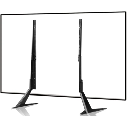 GENER Universal Tv Stand With Metal Legs for 22-65 Inch Flat & Curved Tvs - Height Adjustable, Vesa 75X75MM to 800X400MM (Model Ml1760)