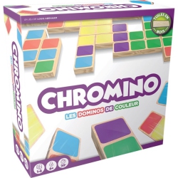 ZYGOMATIC GAMES Chromino Wood Version (Multilingual) 1-6 Players, Ages 6+, 30+ Minutes