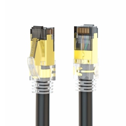 UNKNOWN Cat 8 Ethernet Cable 10 Ft 40GBps 2000Mhz S/ftp 23Awg Weatherproof Uv Resistant High Speed Patch Cord With Rj45 In Gold
