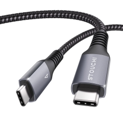 UNKNOWN Thunderbolt 4 Cable 3.3Ft, Supports 8K Display/ 40GBps Data Transfer/ 100W Charging Tb4 Cable, for Type C