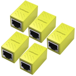 UNKNOWN Rj45 Coupler 5 Pack, Rj45 Coupler Ethernet Extension, for Cat7/cat6/cat5E/cat5 Ethernet Cable - Network Cable