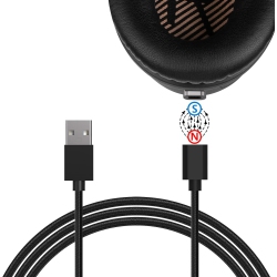 UNKNOWN Snap Connect Charger Cable Compatible With Sony Wh-Ch700N Wh-1000Xm2 Mdr-Xb950B1 Xb950Bt Inzone H5 Inzone H9