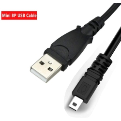 UNKNOWN 2 Pack USB Battery Charger Data Sync Cable Cord for Sony Camera Cybershot Dsc-W800 W810 W830 W330 S/b/p/r