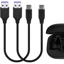 UNKNOWN USB Earbuds Short Cloth Braided Fast Charger Cable Compatible With Beats Fit Pro Studio Buds Flex Studio Buds+