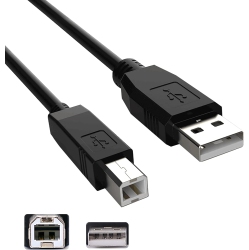 UNKNOWN 10Ft USB PC Data Transfer Host Cable Cord Printer Cable for Dymo Label Writer 450 Twin Turbo Label Printer