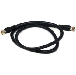 UNKNOWN 103030 75-Ohm Quad Shielded Cl2 F-Type Coaxial Rf Cable