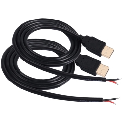 UNKNOWN USB 2.0 Male Bare Cable Pigtail Open End Extension Cables 5V 3A Power Charge Wires Diy Connector Replacement Cable Cord
