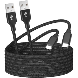 UNKNOWN 2-Pack 6Ft USB C Cable Compatible With Kindle E-Readers, Fire Tablets (All-New HD 10 9Th 10Th 11Th Generation, 7