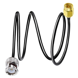 UNKNOWN Bnc to SMA Jumper Cable Bnc Male Plug to SMA Male Extension Cable Rg58 3.3Ft (1M) SMA to Bnc Wifi Antenna