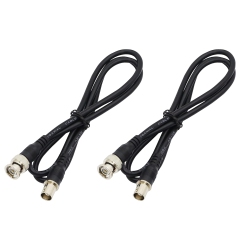 UNKNOWN 3Ft Bnc Male to Female Plug Adapter Cctv Extension Coaxial Line Cable (2 Pack)…