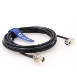 UNKNOWN Bnc Antenna Cable Bnc Bulkhead Female to Right Angle Bnc Male Rg58 Coax Cable for Gps Wifi Antenna (3M)